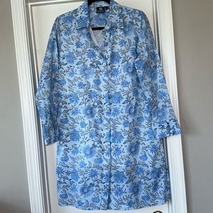 Madison Mathews button front dress